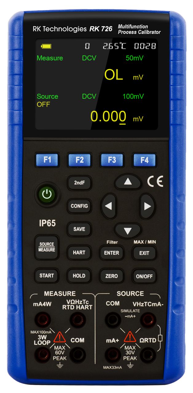 Multifunction Process Calibrator (RK-726) View 2
